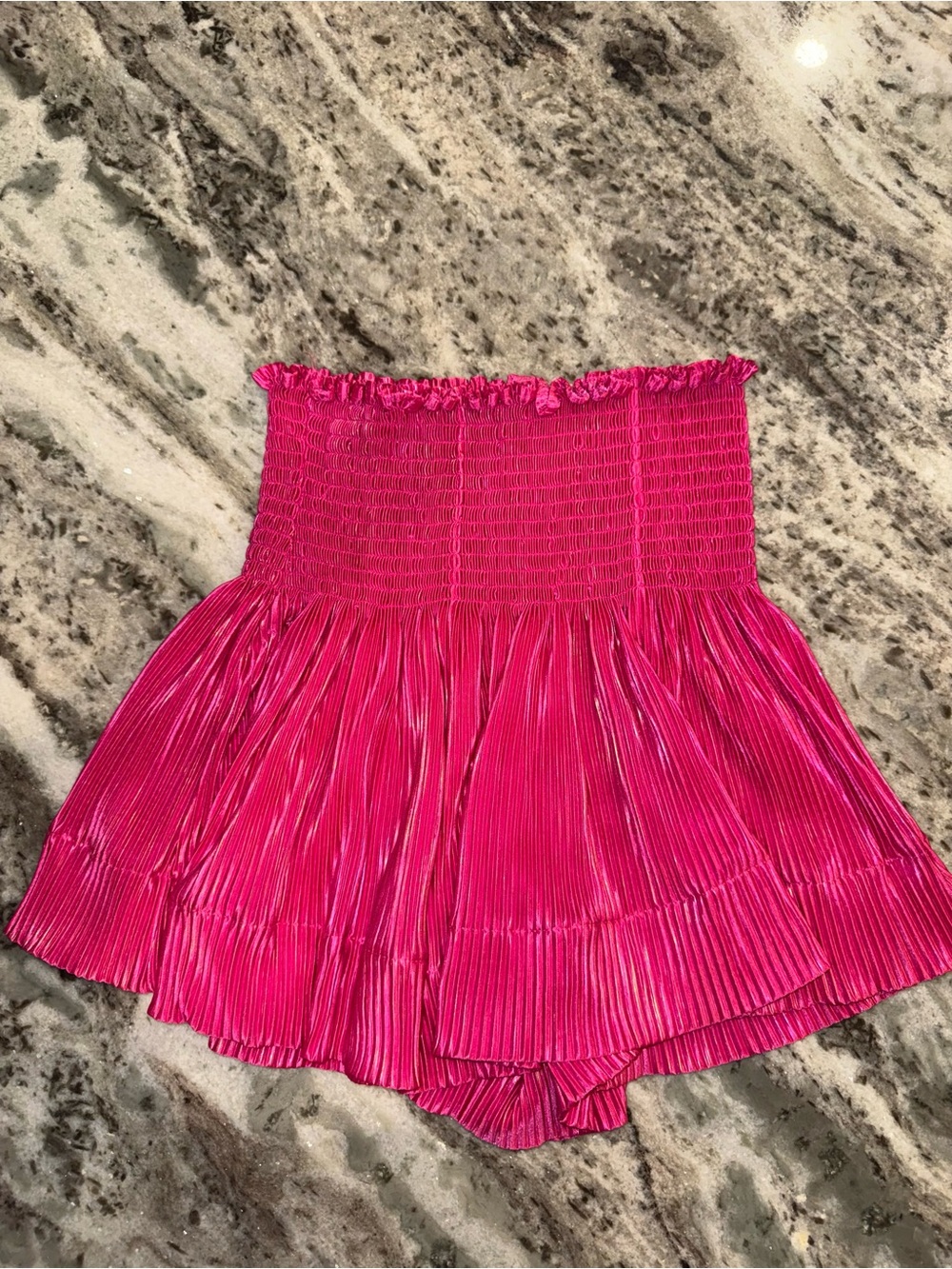 Women’s Queen of Sparkles Pink Smocked Skort